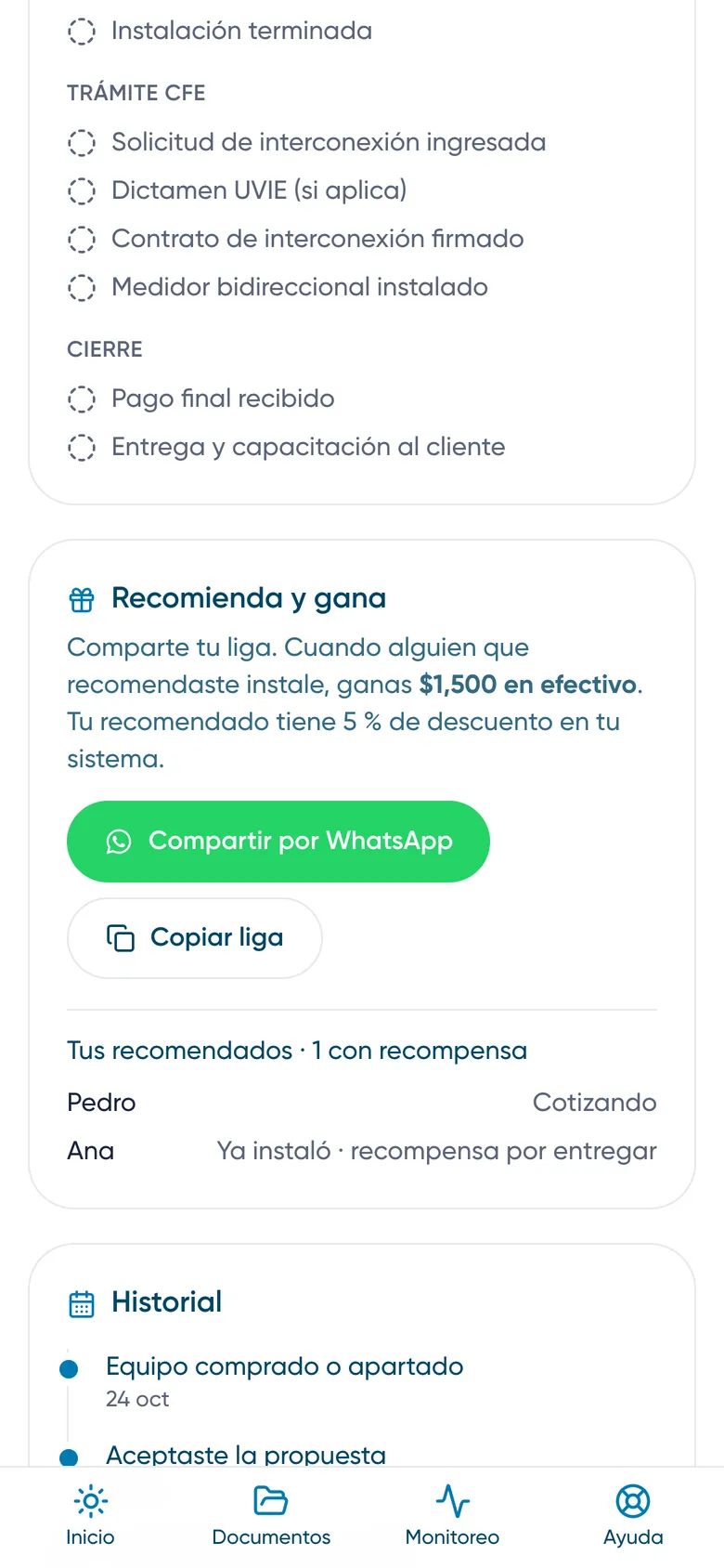 Recomienda y gana: la liga del cliente para referir con su recompensa